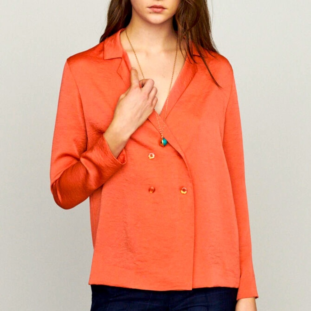 Maje Calisson Blouse Size 1